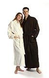 Turkishtowels Terry Bathrobe, 100% Combed Pure Turkish Cotton Terry Robe