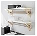 IKEA Ekby Valter Wood Shelves Bracket, Depth 7-Inch Birch (X2)