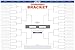 Copy King 2025 Men's March Basketball Tournament Dry Erase Bracket Poster 24