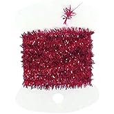 Flash and Tinsel Chenille for Fly Tying or Tying Flies. Variety of Colors to Choose from. (Red)