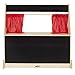 ECR4Kids Birch Hardwood Play Puppet Theater with Flannel Board for Felt Letters, Puppet Theater for Kids with Curtains, GREENGUARD Gold Certified, Puppets for Kids, Kids Shows