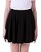 HDE Women's Skater Skirt Pleated Flared A Line Circle Stretch Waist Skater Skirt