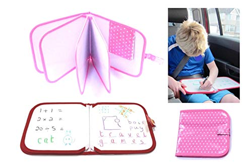 Kids Erasable Doodle Book Set, Reusable whiteboard Drawing, Preschool Travel Art Toy, Scribbler Board for Travel, Restaurant, Double-Sided Drawing Writing Boards, Graffiti Whiteboard Drawing Board