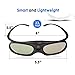 DLP LINK 144 Hz Ultra-Clear HD 3D Glasses,Vamvo Active Rechargeable 3D Shutter Glasses for All 3D DLP Projectors – BenQ, Optoma, Dell, Mitsubishi, Samsung, Acer, Vivitek, NEC, Sharp, ViewSonic & Endlethumb 3