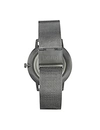 Hugo #Exist - Reloj de pulsera de cuarzo para hombre, ultra fino, color gris, IP y gris, correa de malla IP, color gris (modelo: 1520012)
