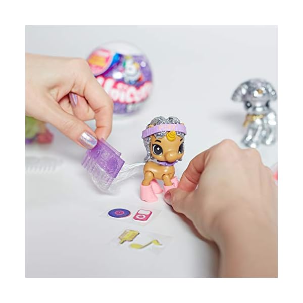 5 Surprise ZURU 7766 Unicorn Squad Series 2 Mystery Collectible Capsule, Twin Pack