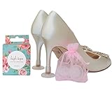 High Heel Protectors ONE SIZE Stoppers for Medium Stiletto Heels Shoes - Walk in Grass At Weddings & Outdoor Events with No Sinking