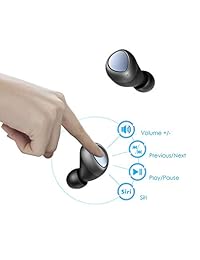 Auriculares inalámbricos Bluetooth 5.0 Deep Bass Tranya T3 Sports inalámbricos, 7 horas de tiempo de reproducción, IPX 5 auriculares a prueba de sudor, caja de regalo