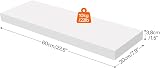 HOOBRO Floating Shelves Set of 2 White Wall Shelves 60 cm EWT60BJ01 view 4