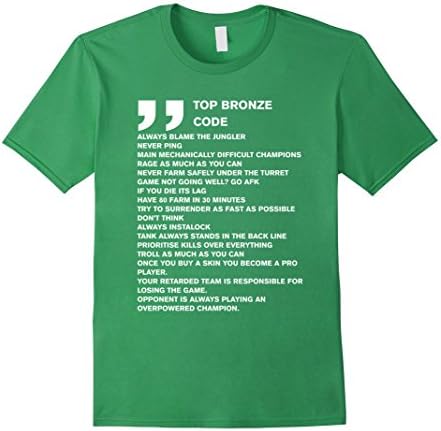 Men's TOP Bronze Code Medium Grass