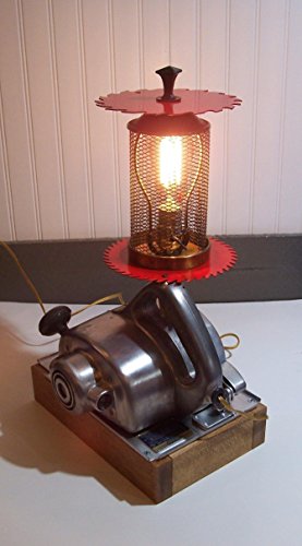 Vintage Craftsman Circular Saw Electric Table Lamp. Repurposed one-of-a-kind 'Man Cave' Table or Desk Lamp. Free Shipping In USA. No International Shipping.
