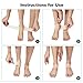 TENMAND Adjustable Heel Protectors- Silicone Gel Heel Pads Cushion Cups for Bone Spur Heal Dry Cracked Heels Achilles Tendinitis Relief Plantar Fasciitis Inserts for All Size Feet of Men & Women