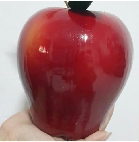 Artificial Fruit Apple Red Fake Handmade From Thailand (Big Size)