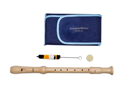 Acandoo by Meinel Maple F-Alto Recorder with Baroque Fingering
