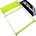 QuickPlay PRO No Tangle Agility Ladder with Quick Lock Adjustable Flat Rungs + Carry Bag (11-Rung) Multi-Sport Speed Training Ladder