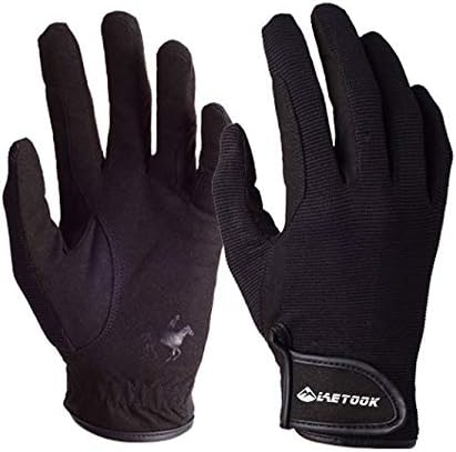 Letook BOODUN Horse Riding Gloves for Equestrian with Velcro Wrist Professional Breathable