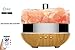 eSea Smart WiFi Essential Oil Diffuser - 400ml Ultrasonic Aroma Diffuser Oil Diffuser Cool Mist Humidifier Salt Lamp Works w/Alexa Echo Google Home for Home Office Yoga (No Extension Tubes, Brown)