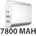 iPad Air 2 Battery, i-Blason? Aero 7800 mAh Dual Port Ultra Compact External Battery Portable USB Charger Power Bank - Intelli-ChargeTM Wide Compatibility, Fast Charging, High Capacity - For Apple iPhone 6 Plus 5s 5c 5, Apple iPad Air mini, Samsung Galaxy S5 S4 Active Mini, Galaxy Tab 4 3 2 Pro S, Note 3 4 Pro Edge, LG G3 G2, Nexus 6 5 4, HTC One M8, MOTO X X+1, PS Vita and More (Silver)