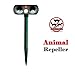 Aoxsen Ultrasonic Solar Power Pest Animal Repeller Repellent Pest Control Waterproof With PIR Sensor Outdoor Yard Lawn Garden Bat Mole Dog Cat Foxes Deterrent (Solar Powerd, Green)