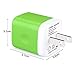 Wall Charger, Kakaly 3-Pack 2.1Amp USB Wall Adapter Dual Port Quick Charger Cube for any iOS or Android Devices: iPhone, iPad Samsung and More.Charger Base,Charger Brick,Charger Blocks, USB Brick