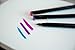 Kalesa Watercolor Brush Marker Pens, 1.5 mm Pointed Felt Nib, Medium Firm Tip, Set of 12 Colors