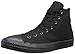Converse Mens Chuck Taylor All Star High Top, 10.5 D(M) US, Black Monochrome