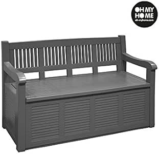 Banco Arcón para Jardín Oh My Home: Amazon.es: Bricolaje y herramientas