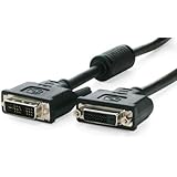 StarTech.com DVI Extension Cable - 15 ft - Single Link - Male to Female Cable - 1920x1200 - DVI-D Cable - Computer Monitor Cable - DVI Cord