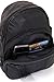 Leather Backpack Purse Mid Size & Convertible into single strap sling Bag or Backpack wearing Multiple Organizer Pockets Black