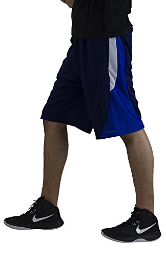 American Legend Mens Active Athletic Performance Shorts - Set 3-5 Pack, XXL