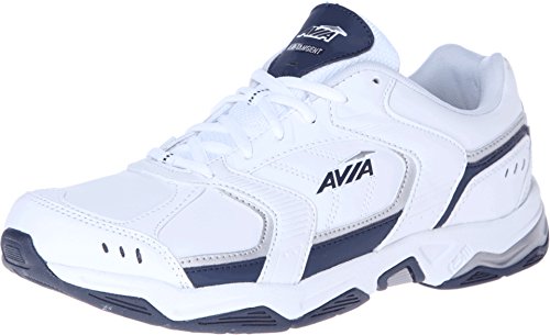 Avia men s tangent training shoe, white/submarine blue/…