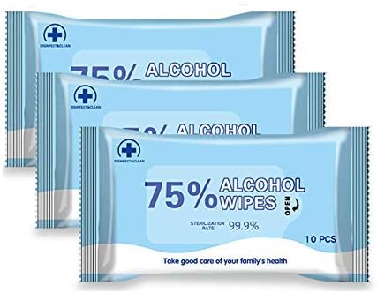 Wet Wipes (10 Packs, 100 Pcs), Large Hand Wipes, Detergent Wipes Travel Portable