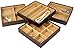 Mantello Stackable Jewelry Organizer Trays for Jewelry Showcase Display & Jewelry Storage Holder Earrings, Bracelets, Necklaces & Rings (Set of 4)