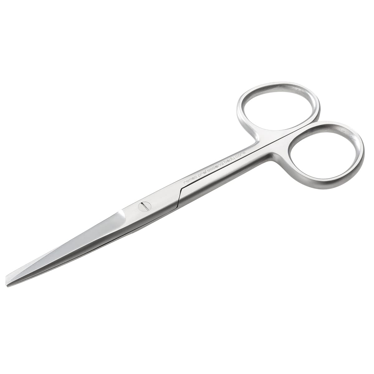 REMOS Household Scissors, Universal Scissors, Pointed-Round, Straight Cutting Edge, 12 cm, Stainless Steel