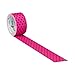Duck Brand Printed Duct Tape 285221, Single Roll, 1.88 Inches x 10 Yards, Pink & Black Polka Dots