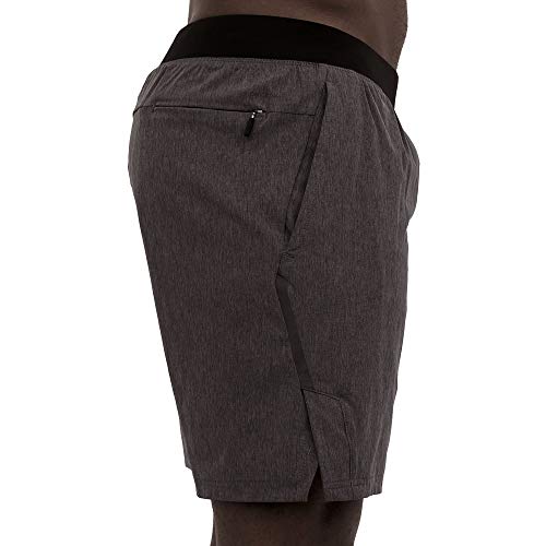 Skora Men's Two in One Athletic Running Shorts 7 Inch Inseam with Side