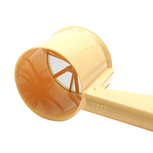 Longay 1PCS Plastic Cup Shape Flour Sieve Powder Sifter Baking Icing Sugar Shaker with Handle Bake Tool