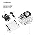 Standard Protective Waterproof Dive Housing Case for GoPro Hero 4, 3+, and 3 Camera and BacPac Backdoor for Extended LCD Screen or Expansion Battery - Up to 40 Meters Underwater - Transparent Clear