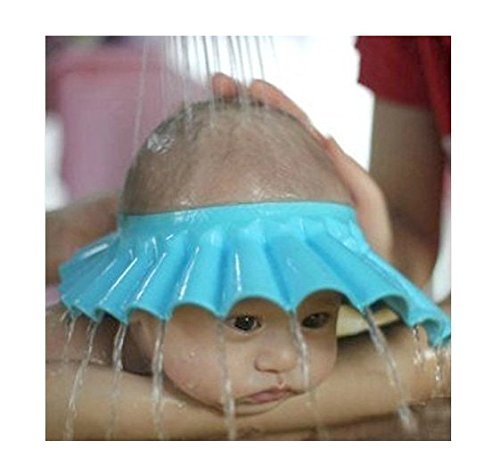 Jackie 3 Pcs Safe Shampoo Shower Bathing Protect Soft Cap Hat for Baby Children Kids