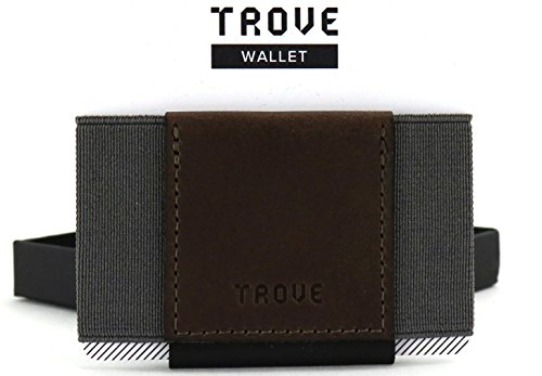 Original Trove Wallet Slim Wallet and Card Holder - Made in England (Coffee)