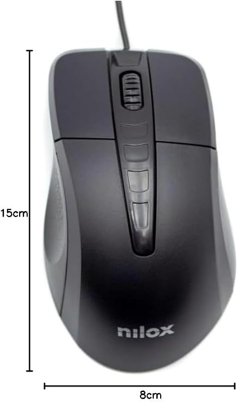 RATO ÓPTICO 1000 dpi - Preto, MOUSB1001