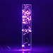 YIHONG Set of 6 String Lights Battery Operated - 7.2ft Fairy Firefly Lights for Indoor Outdoor Party Centerpiece DIY Decor - Purple