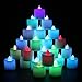 ELlight 24 PCS (2 Dozen Pack) Battery Operated Candles Flameless LED Tealight Candles Votive Style Romantic Date, Multi Color Light