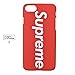 Supreme iPhone 7 Case - Hard Plastic / Matte Finish (Red)
