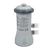 Intex Krystal Clear Cartridge Filter Pump for Above Ground Pools, 530 GPH Pump Flow Rate, 110-120V with GFCI (Lawn &amp; Patio)