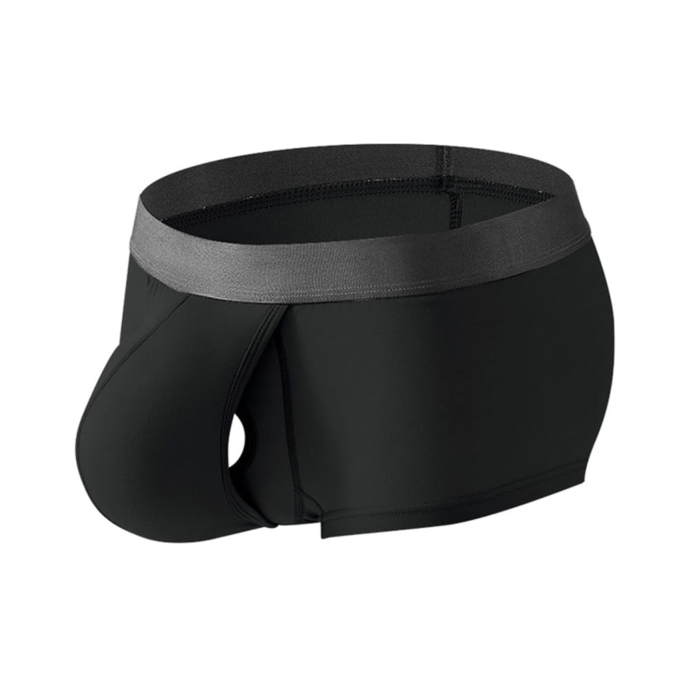 Cerahome Men's Boxers Briefs Fly Pouch Front Open