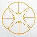Night lions Tech(TM) Replacement Spare Parts for Syma X8 X8C X8W Venture RC Quadcopter 4pcs Main Blade Propeller & 4pcs Propeller Protectors Blades Frame & 4pcs Landing Skid (Orange)