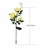XLUX Outdoor Solar Powered Rose Lights Flower Stake, for Garden Patio Yard Christmas Pathway Decoration, Yellow