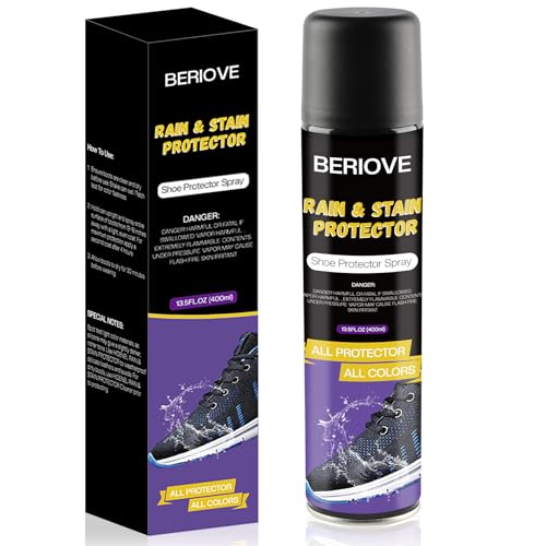 BERIOVE Shoe Protector Spray waterproofing: Suede Protector Spray
