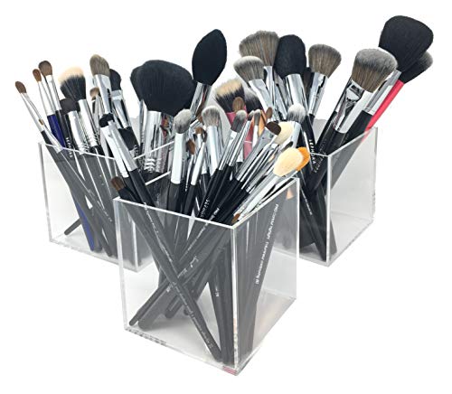 BY ALEGORY byAlegory Storage Cubes for Organizing Vanity Makeup Brushes and Cosmetic Items Set of 3